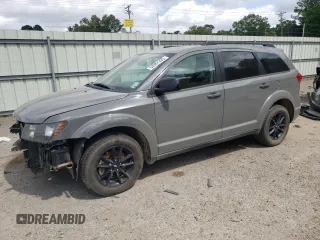 2019 Dodge Journey SE with VIN 3C4PDCBB0KT875474, listed as a Copart auction lot 52987395 with 76,816 mi miles and Salvage Title. Bid and sale history available at DreamBid. Image 1.