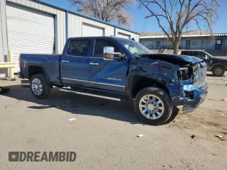 2015 GMC Sierra 2500HD available WiFi Denali with VIN 1GT120E86FF641950, listed as a Copart auction lot 42442845 with 151,113 mi miles and Salvage Title. Bid and sale history available at carsss.com. Image 4.