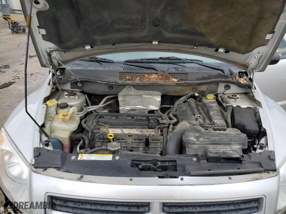 2008 Dodge Caliber SXT with VIN 1B3HB48B28D621448, listed as a Copart auction lot 46871305 with 129,944 mi miles and Salvage Title. Bid and sale history available at carsss.com. Image 11.
