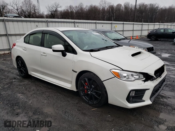 2020 Subaru WRX Premium with VIN JF1VA1B69L9830203, listed as a Copart auction lot 46345755 with 59,252 mi miles and Salvage title. Bid and sale history available at DreamBid. Image 4.