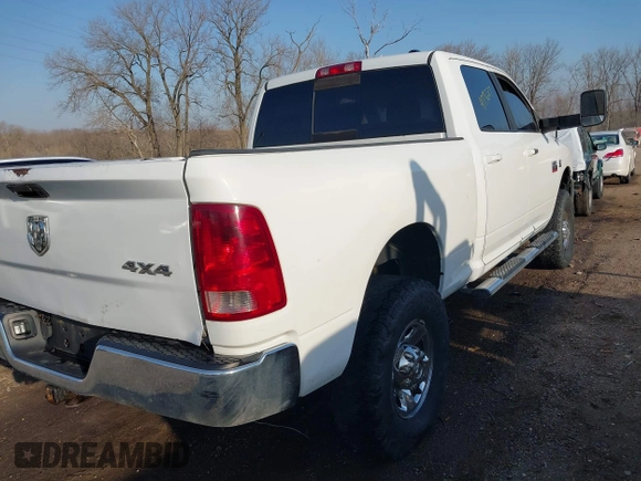 2010 Dodge 2500 SLT with VIN 3D7UT2CL2AG161740, listed as a IAAI auction lot 41775687 with 114,222 mi miles and . Bid and sale history available at DreamBid. Image 4.