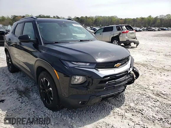 2021 Chevrolet TrailBlazer LT with VIN KL79MPS22MB137449, listed as a Copart auction lot 47800004 with 77,392 mi miles and Salvage Title. Bid and sale history available at DreamBid. Image 12.