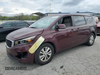 2016 Kia Sedona LX with VIN KNDMB5C16G6202491, listed as a Copart auction lot 52786725 with 196,526 mi miles and Clean Title. Bid and sale history available at carsss.com. Image 1.