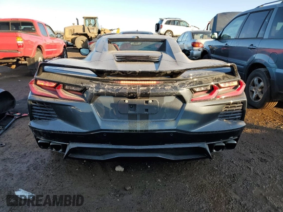 2020 Chevrolet Corvette 3LT with VIN 1G1Y83D40L5119127, listed as a Copart auction lot 88551275 with 9,148 mi miles and Salvage Title. Bid and sale history available at carsss.com. Image 6.