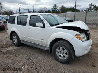 2005 Nissan Pathfinder LE with VIN 5N1AR18WX5C784262, listed as a Copart auction lot 50751655 with 171,796 mi miles and Salvage Title. Bid and sale history available at carsss.com. Image 4.