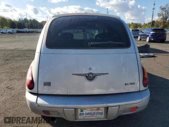 2006 Chrysler PT Cruiser Limited with VIN 3A8FY68876T370821, listed as a Copart auction lot 77364574 with 129,435 mi miles and Salvage Title. Bid and sale history available at DreamBid. Image 6.