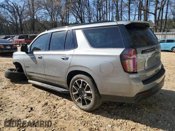 2023 Chevrolet Tahoe RST with VIN 1GNSKRKD2PR327701, listed as a Copart auction lot 49685915 with 37,500 mi miles and Salvage title. Bid and sale history available at DreamBid. Image 2.