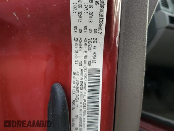 2006 Jeep Grand Cherokee Laredo with VIN 1J4GS48K86C174924, listed as a Copart auction lot 87279574 with Not provided miles and Clean title. Bid and sale history available at DreamBid. Image 13.