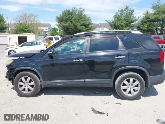 2011 Kia Sorento LX with VIN 5XYKT3A13BG162338, listed as a IAAI auction lot 42180644 with 118,482 mi miles and . Bid and sale history available at carsss.com. Image 14.