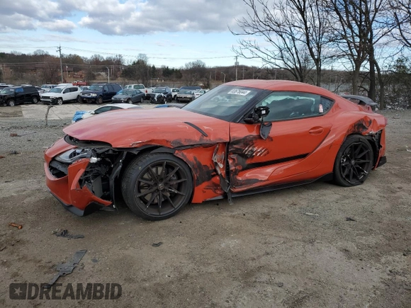 2024 Toyota Supra 3.0 с VIN WZ1DB0G07RW066056, выставлен на аукционе Copart как лот 83676044 с пробегом 3 621 миль миль и Списание • Salvage title. История ставок и продаж доступна на DreamBid. Изображение 1.