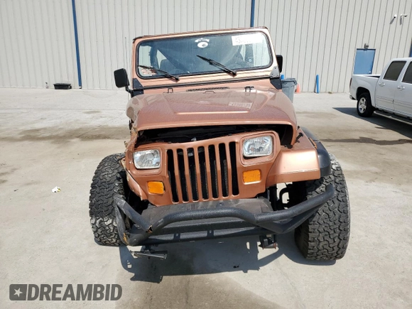 1988 Jeep Wrangler with VIN 2BCCZ8113JB525872, listed as a Copart auction lot 43380763 with 25,370 mi miles and Salvage Title. Bid and sale history available at carsss.com. Image 5.