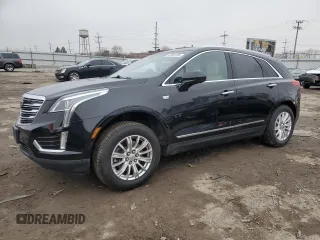 2017 Cadillac XT5 FWD with VIN 1GYKNARS9HZ107294, listed as a Copart auction lot 43683705 with 85,677 mi miles and Salvage Title. Bid and sale history available at carsss.com. Image 1.