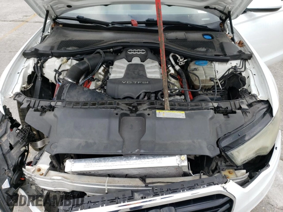 2013 Audi A6 3.0T Premium Plus with VIN WAUGGAFC3DN100052, listed as a Copart auction lot 86624804 with 218,113 mi miles and Salvage Title. Bid and sale history available at carsss.com. Image 12.
