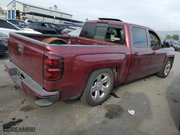 2015 Chevrolet Silverado 1500 LTZ with VIN 3GCUKSEC2FG350230, listed as a Copart auction lot 42258115 with 117,353 mi miles and Salvage Title. Bid and sale history available at carsss.com. Image 3.