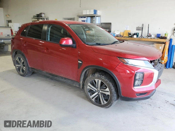 2023 Mitsubishi Outlander ES z VIN JA4ARUAU4PU000597, wystawiony jako Copart lot #53704445 z przebiegiem 27 206 mil mil oraz Szkoda całkowita • Salvage title. Historia ofert i sprzedaży dostępna na DreamBid. Obrazek 4.