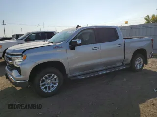 2022 Chevrolet Silverado 1500 LT with VIN 1GCUDDET6NZ537975, listed as a Copart auction lot 74848124 with Not Provided miles and Salvage Title. Bid and sale history available at DreamBid. Image 1.