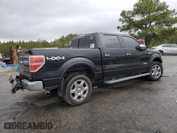 2013 Ford F-150 XL with VIN 1FTFW1ET2DKD16172, listed as a Copart auction lot 44027744 with 164,220 mi miles and Salvage Title. Bid and sale history available at carsss.com. Image 3.