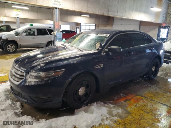2018 Ford Police Interceptor Sedan with VIN 1FAHP2MK3JG123666, listed as a Copart auction lot 86895154 with 0 mi miles and Salvage Title. Bid and sale history available at carsss.com. Image 1.