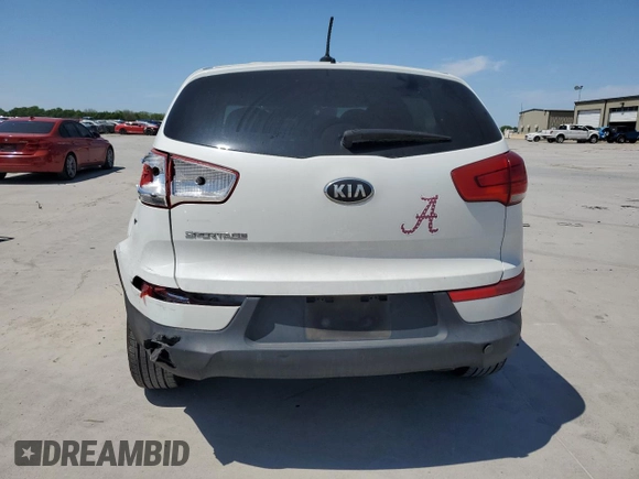 2016 Kia Sportage LX with VIN KNDPB3AC1G7814128, listed as a Copart auction lot 53254105 with 141,056 mi miles and Salvage Title. Bid and sale history available at carsss.com. Image 6.