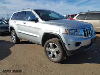 2012 Jeep Grand Cherokee Overland with VIN 1C4RJFCTXCC201422, listed as a IAAI auction lot 41283376 with 93,736 mi miles. Bid and sale history available at carsss.com. Image 1.