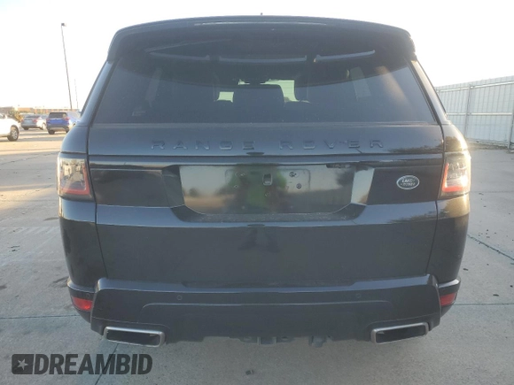 2019 Land Rover Range Rover Sport HST with VIN SALWS2SU9KA865166, listed as a Copart auction lot 76991024 with 57,065 mi miles and Salvage title. Bid and sale history available at DreamBid. Image 6.