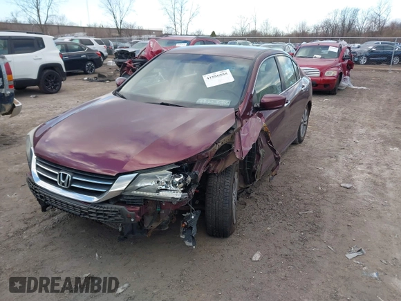 2014 Honda Accord Sedan LX with VIN 1HGCR2F33EA285263, listed as a IAAI auction lot 41886888 with 110,852 mi miles. Bid and sale history available at carsss.com. Image 17.