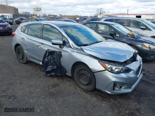 2017 Subaru Impreza with VIN 4S3GTAA62H3732459, listed as a IAAI auction lot 41229807 with 75,093 mi miles. Bid and sale history available at carsss.com. Image 1.