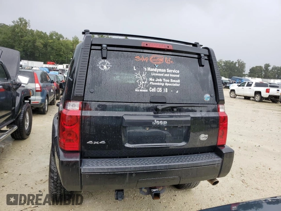 2010 Jeep Commander Sport with VIN 1J4RG4GK5AC114698, listed as a Copart auction lot 74076834 with 0 mi miles and Non Repairable. Bid and sale history available at carsss.com. Image 6.