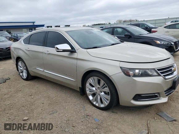 2014 Chevrolet Impala LTZ with VIN 2G1155S39E9142315, listed as a Copart auction lot 53278385 with 121,671 mi miles and Clean Title. Bid and sale history available at DreamBid. Image 4.