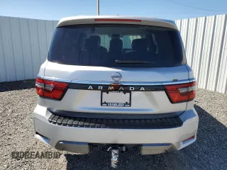 2021 Nissan Armada SV with VIN JN8AY2AC4M9146554, listed as a Copart auction lot 46676665 with 78,093 mi miles and Clean Title. Bid and sale history available at carsss.com. Image 6.