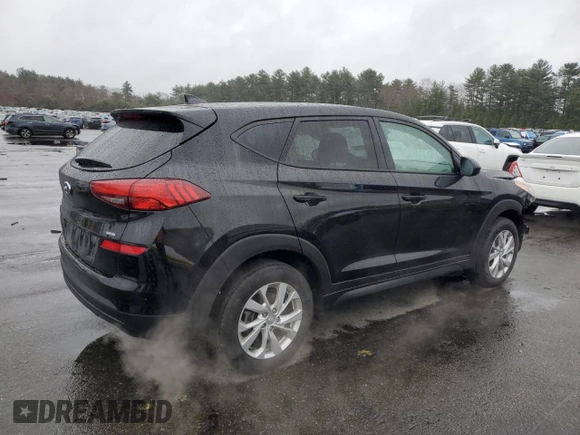 2019 Hyundai Tucson SE with VIN KM8J2CA45KU847041, listed as a Copart auction lot 52136855 with 75,210 mi miles and Salvage Title. Bid and sale history available at carsss.com. Image 3.