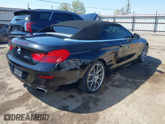 2012 BMW 6 Series 650i with VIN WBALZ3C53CC397604, listed as a IAAI auction lot 41881996 with 96,175 mi miles and . Bid and sale history available at carsss.com. Image 4.
