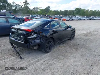 2019 Honda Civic Sedan Sport with VIN 2HGFC2F81KH548051, listed as a IAAI auction lot 41644496 with 118,508 mi miles. Bid and sale history available at carsss.com. Image 4.