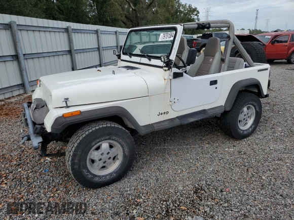 1991 Jeep Wrangler with VIN 2J4FY29S5MJ117273, listed as a Copart auction lot 79791584 with 1,995,086 mi miles and Non Repairable. Bid and sale history available at carsss.com. Image 1.