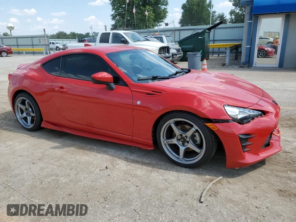 2017 Toyota 86 with VIN JF1ZNAA16H9702679, listed as a Copart auction lot 62074144 with 43,110 mi miles and Salvage Title. Bid and sale history available at carsss.com. Image 4.