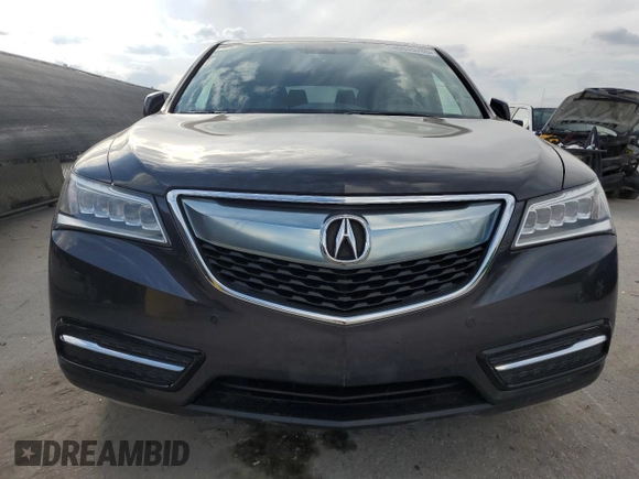 2014 Acura MDX Advance with VIN 5FRYD3H80EB012241, listed as a Copart auction lot 46045765 with 88,888 mi miles and Salvage title. Bid and sale history available at DreamBid. Image 5.
