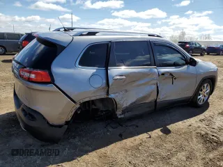 2014 Jeep Cherokee Limited with VIN 1C4PJLDB8EW140018, listed as a Copart auction lot 50569745 with 147,794 mi miles and Clean Title. Bid and sale history available at carsss.com. Image 3.