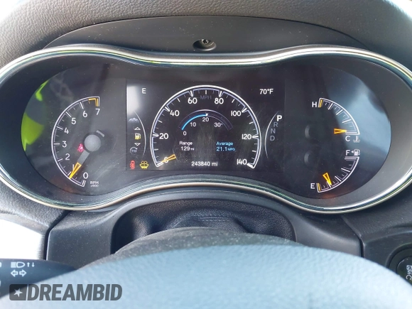 2016 Jeep Grand Cherokee Limited with VIN 1C4RJFBG0GC400926, listed as a IAAI auction lot 42276505 with 243,840 mi miles and . Bid and sale history available at DreamBid. Image 7.