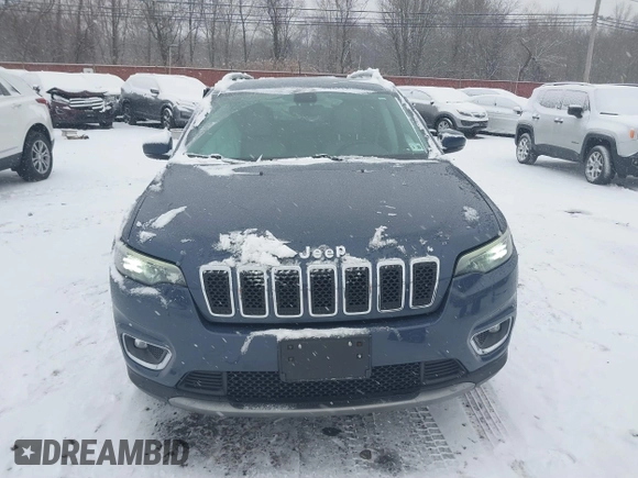 2020 Jeep Cherokee Limited with VIN 1C4PJLDB9LD535253, listed as a IAAI auction lot 41229463 with 97,758 mi miles. Bid and sale history available at carsss.com. Image 12.