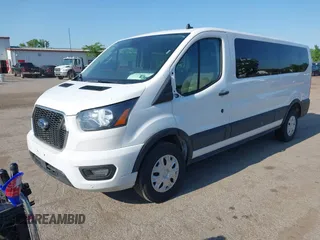 2023 Ford Transit Passenger XL with VIN 1FBAX2YG3PKA90941, listed as a IAAI auction lot 42472270 with 43,141 mi miles and . Bid and sale history available at DreamBid. Image 19.