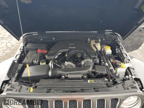 2018 Jeep Wrangler Unlimited Sahara z VIN 1C4HJXEG8JW112042, wystawiony jako Copart lot #55596745 z przebiegiem 75 096 mil mil oraz Szkoda całkowita • Salvage title. Historia ofert i sprzedaży dostępna na DreamBid. Obrazek 12.