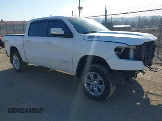 2019 Ram 1500 Big Horn/Lone Star with VIN 1C6SRFFT5KN766371, listed as a IAAI auction lot 41764151 with 93,327 mi miles. Bid and sale history available at carsss.com. Image 1.