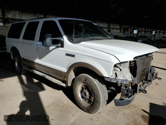 2001 Ford Excursion Limited с VIN 1FMSU43F71EA23909, выставлен на аукционе Copart как лот 49962255 с пробегом 252 585 миль миль и Списание • Salvage title. История ставок и продаж доступна на DreamBid. Изображение 4.