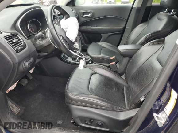 2019 Jeep Compass Limited with VIN 3C4NJDCB1KT767479, listed as a Copart auction lot 57362135 with 74,927 mi miles and Clean title. Bid and sale history available at DreamBid. Image 7.