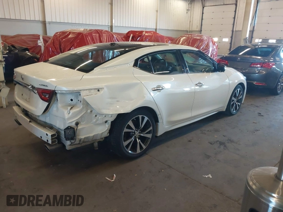 2017 Nissan Maxima SV with VIN 1N4AA6AP7HC434741, listed as a IAAI auction lot 40810102 with 80,187 mi miles and . Bid and sale history available at DreamBid. Image 4.