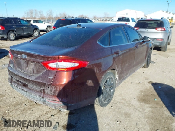2016 Ford Fusion SE with VIN 3FA6P0H77GR177295, listed as a IAAI auction lot 41433555 with 133,519 mi miles. Bid and sale history available at carsss.com. Image 4.
