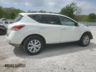2012 Nissan Murano SL with VIN JN8AZ1MW2CW224343, listed as a Copart auction lot 53629575 with 104,626 mi miles and Salvage Title. Bid and sale history available at DreamBid. Image 3.