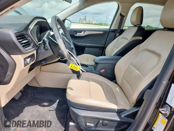 2021 Ford Escape SEL with VIN 1FMCU0H65MUA58271, listed as a Copart auction lot 63344555 with 44,850 mi miles and Salvage title. Bid and sale history available at DreamBid. Image 7.