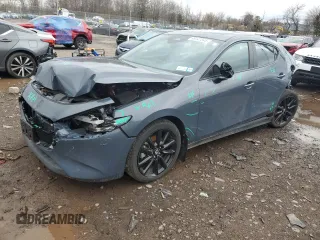 2024 Mazda 3 S Carbon Edition with VIN JM1BPBLM7R1656105, listed as a Copart auction lot 49141345 with 20,596 mi miles and Salvage Title. Bid and sale history available at DreamBid. Image 1.