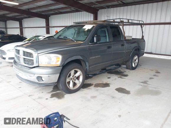 2006 Dodge 1500 SLT z VIN 1D7HA18N06S680362, wystawiony jako IAAI lot #41836625 z przebiegiem 201 180 mil mil oraz . Historia ofert i sprzedaży dostępna na DreamBid. Obrazek 2.
